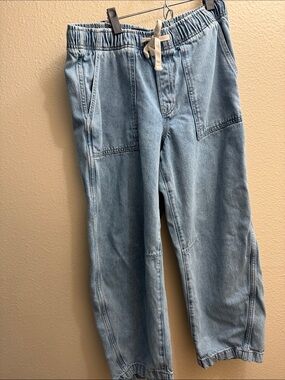 GAP Light Blue Relaxed Drawstring Jeans